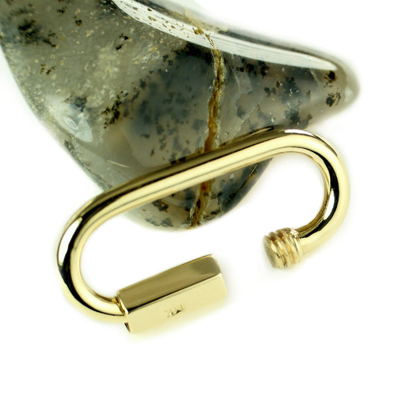 20 mm 14 Karat Gold Quick Link Miniature Lock - Carabiner – Rock Climbing  Jewelry